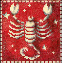 Оригинал схемы вышивки «скорпион» (№25279)