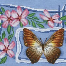 Оригинал схемы вышивки «бабочка» (№25283)