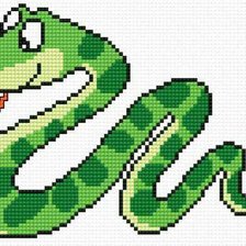 Оригинал схемы вышивки «змея2» (№25708)