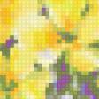 Предпросмотр схемы вышивки «Желтые цветы в вазе» (№25965)