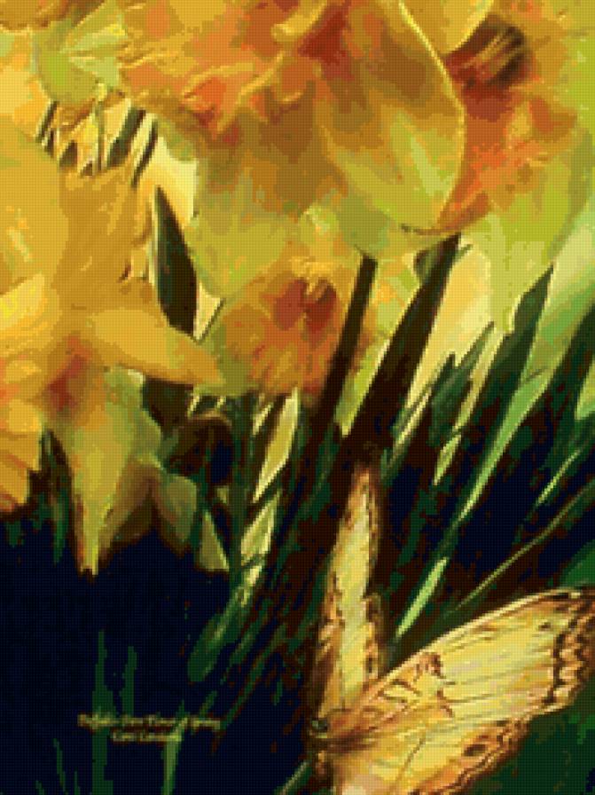 серия"Цветочная мистерия"Кэрола  Кавалариса - цветы, природа - предпросмотр