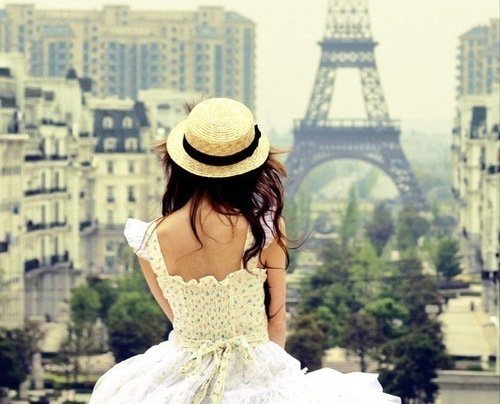 Париж - париж, город, эйфелева башня, юность, девочка - оригинал