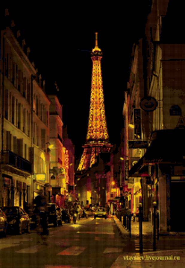 Париж - париж, ночь, город, франция - предпросмотр