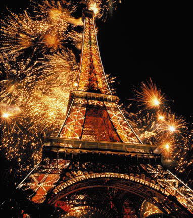 Новый год в Париже - город, франция, рождество, париж, новый год - оригинал