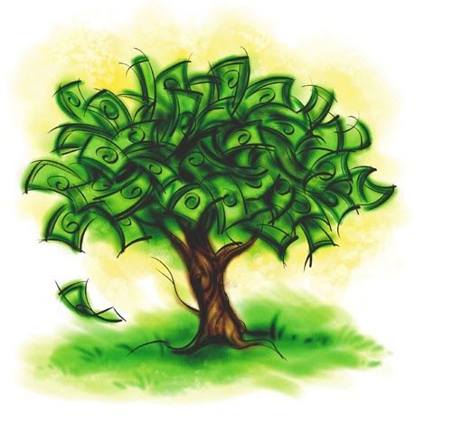 Денежное дерево - богатство, оберег, деньги, дерево, талисман - оригинал