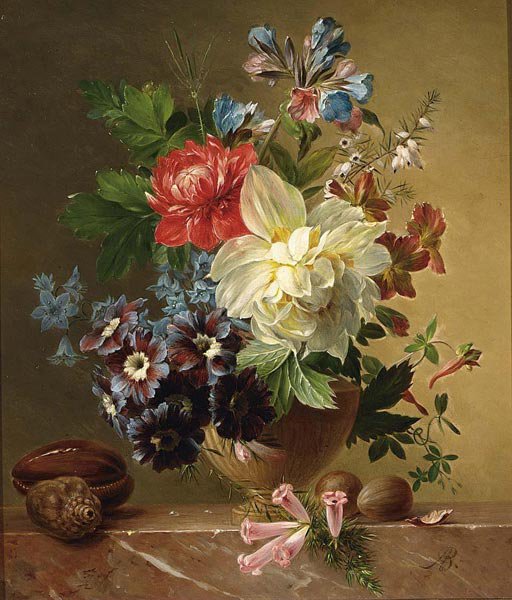 букет цветов - живопись, цветы, букет - оригинал