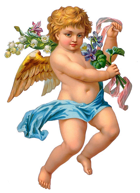 Ангелочек - ребенок, рисунок, мальчик, ангел - оригинал