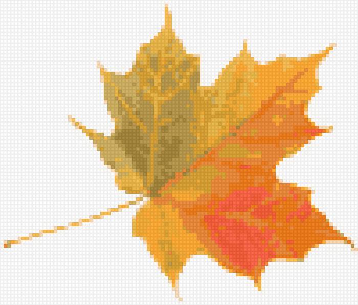 кленовый лист - осень, клен - предпросмотр