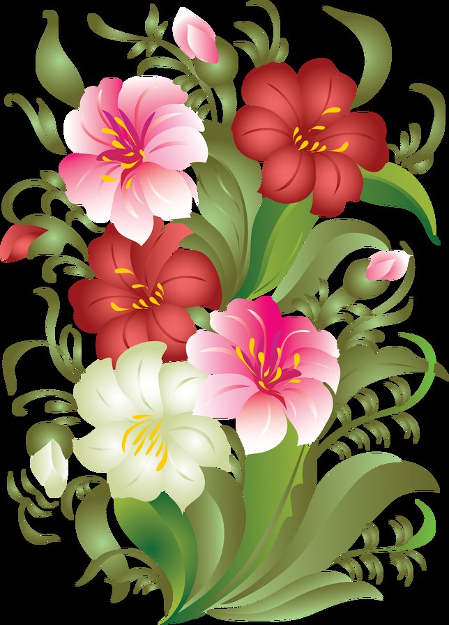 Красивые яркие цветы) - цветы, flowers - оригинал