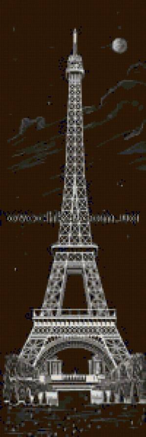 ночной Париж - ночь, париж, башня - предпросмотр