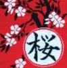 Схема вышивки «подушка сакура»