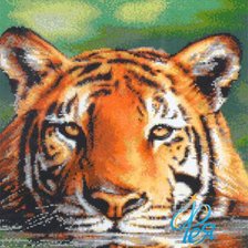 Оригинал схемы вышивки «Тигр» (№33462)