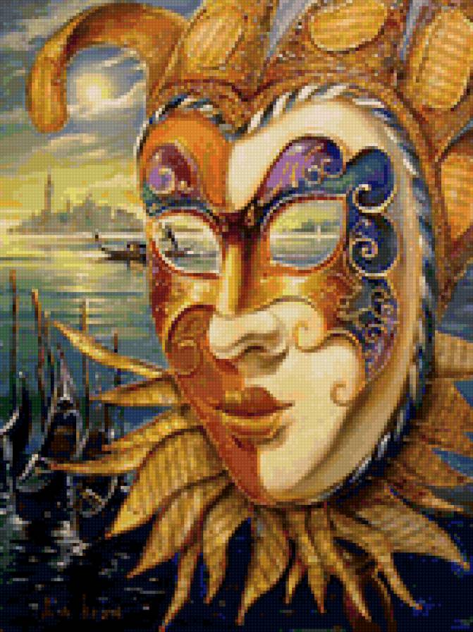 Венецианская маска - венеция, карнавал, маска - предпросмотр