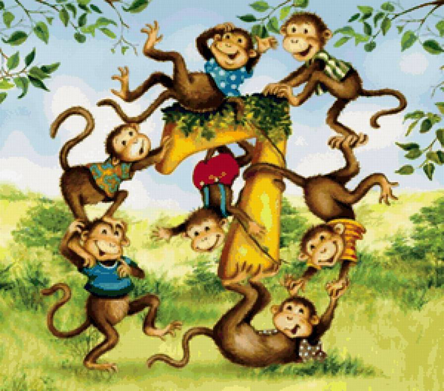 обезьянки - предпросмотр