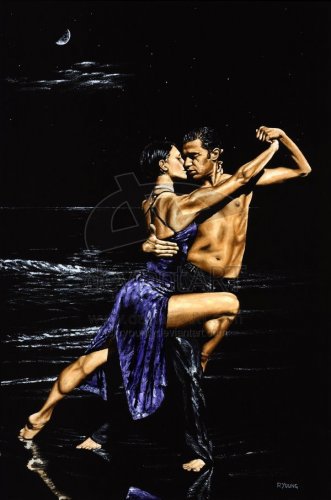 танго - любовь, страсть, пара, романтика, двое, танцы - оригинал