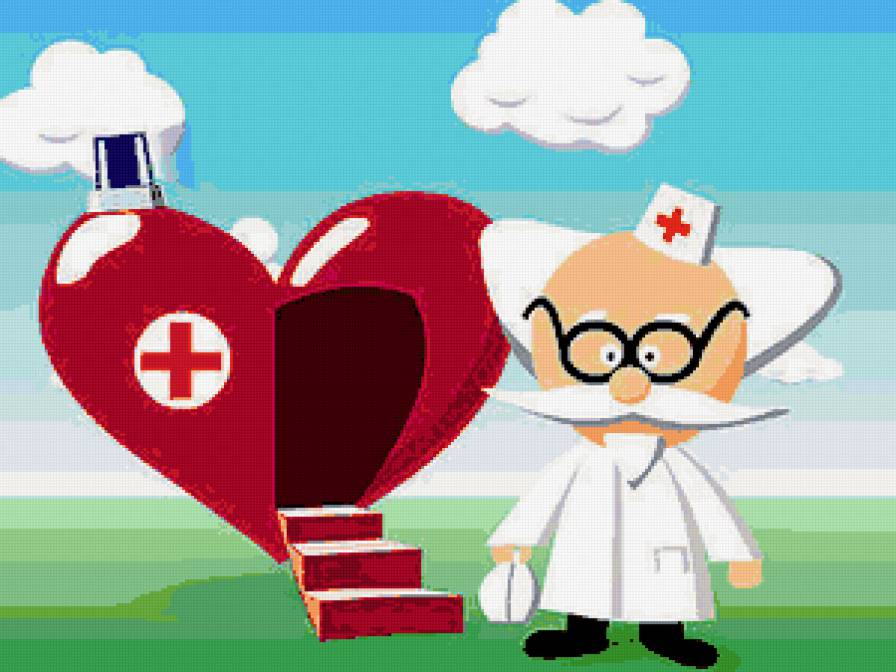 Доктор - сердце, айболит, медицина - предпросмотр