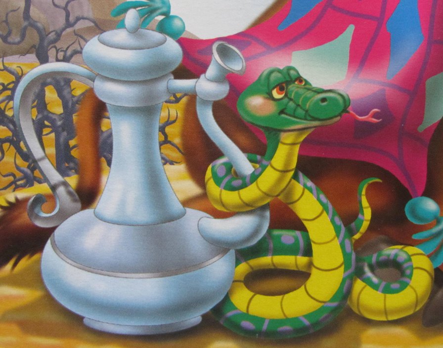 2013-год змеи - открытка, мультяшки, животные - оригинал