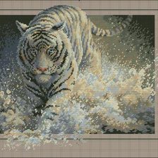 Оригинал схемы вышивки «тигр» (№41288)