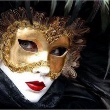 Оригинал схемы вышивки «Венецианская маска» (№42657)