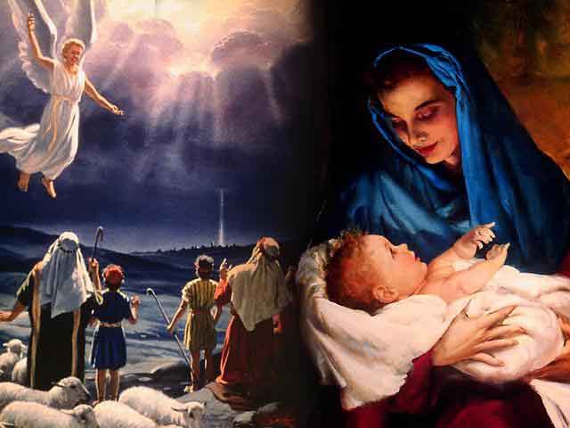 В младенчестве - иисус, мария, религия - оригинал