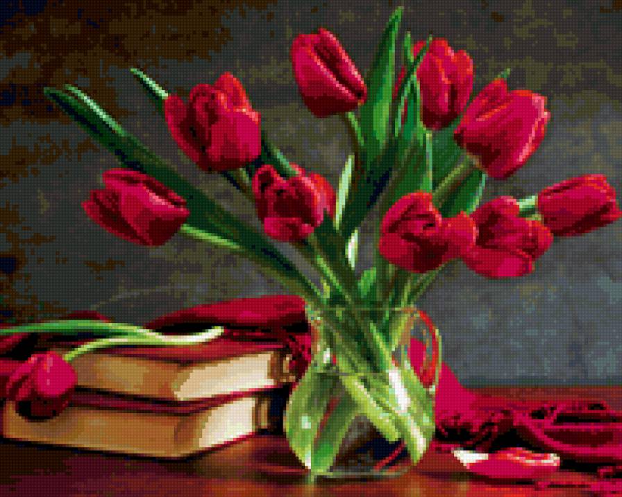 букет тюльпанов - цветы, природа - предпросмотр