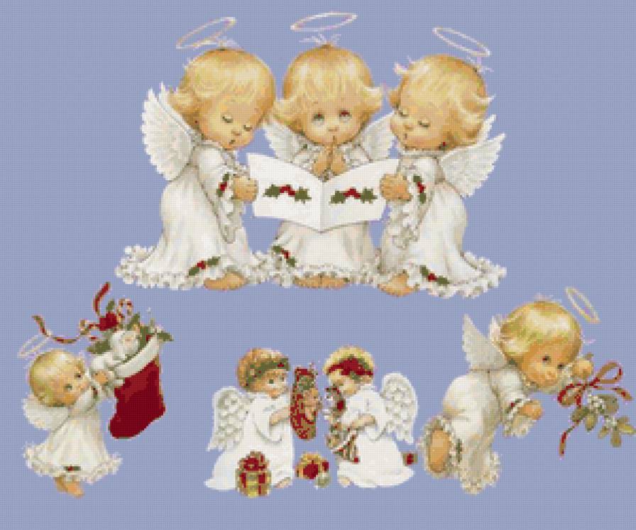 Ангелочки - ангел, религия, ангелочки - предпросмотр