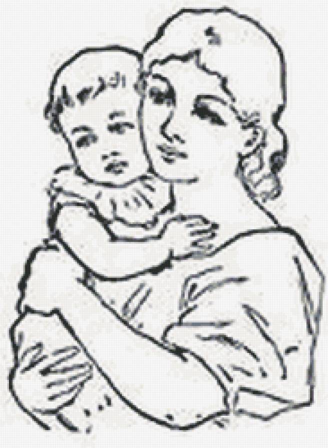 Мать и дитя - мать и дитя, ребенок, женщина, девушка - предпросмотр