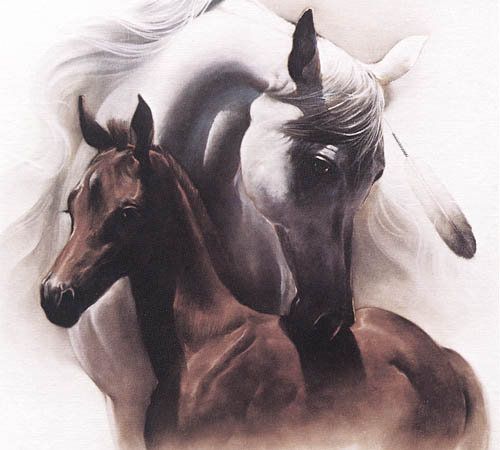 Серия "Кони" - животные, кони, лошади - оригинал