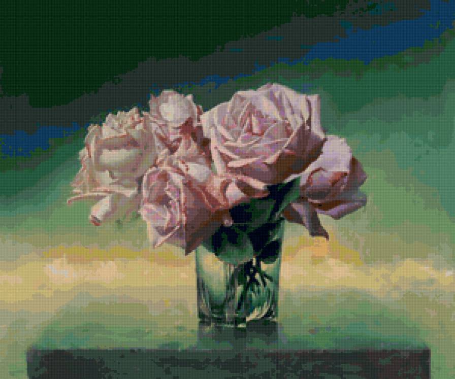 Серия "Соло розы" - розы, букет, цветы - предпросмотр