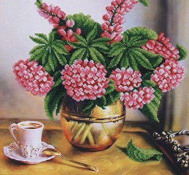 Утренний чай - цветы, утро, букет, чай - оригинал