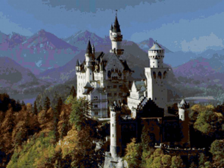 Замок - замок, архитектура, пейзаж - предпросмотр