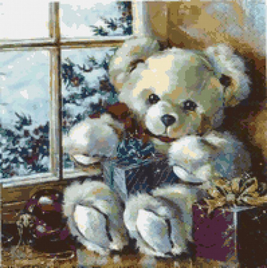 медвежонок - медвежата, игрушки, медвежонок, подарки, детки, детские сюжеты - предпросмотр
