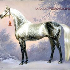 Оригинал схемы вышивки «конь» (№48174)