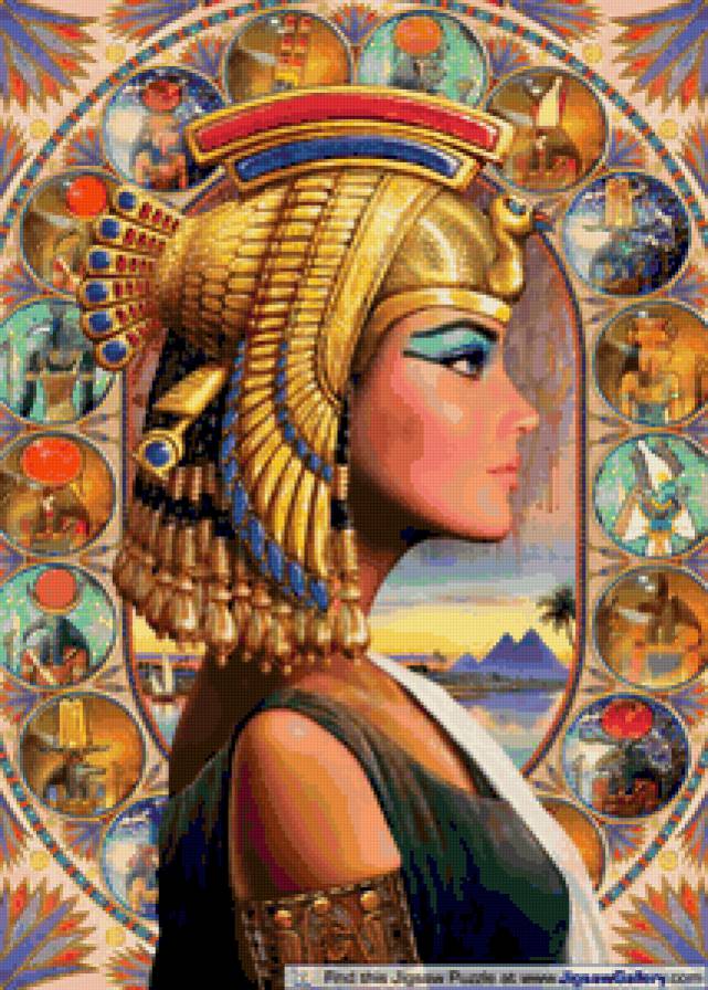 Клеопатра - цари, девушки, египет - предпросмотр
