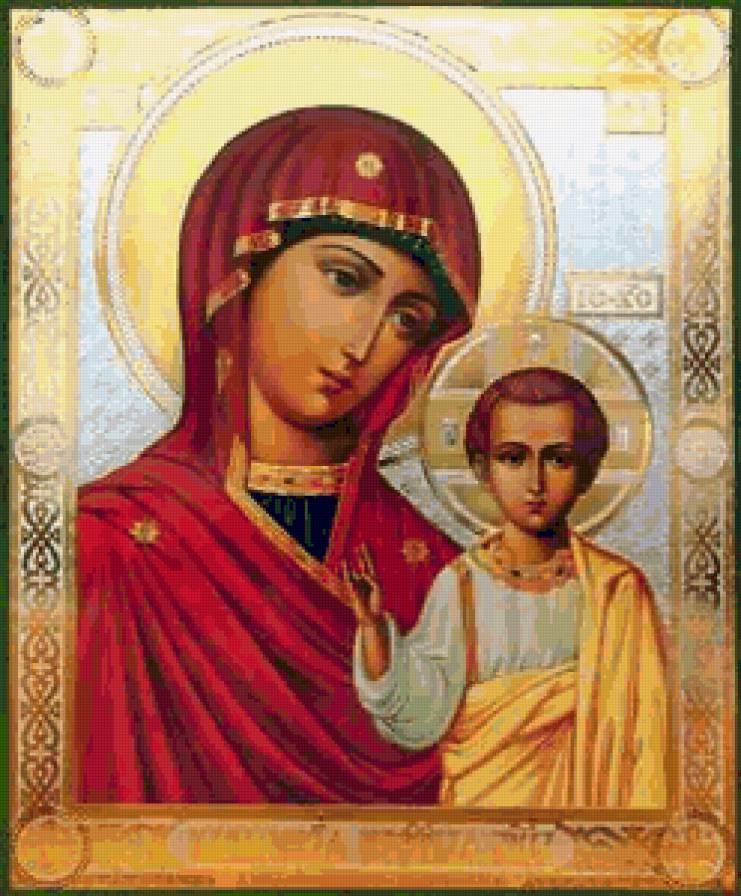 Казанская - православные иконы, религия, икона, иконы - предпросмотр
