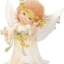 Оригинал схемы вышивки «ангелочок» (№52510)