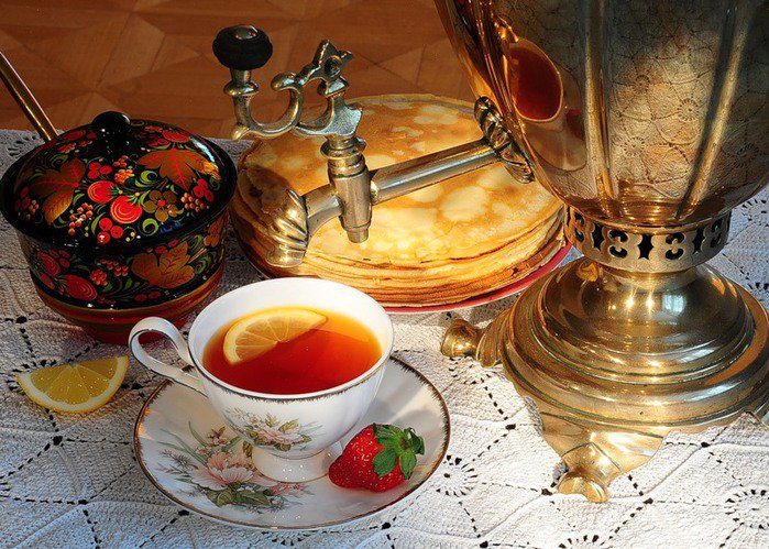 русский чай - чаепитие - оригинал