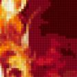 Предпросмотр схемы вышивки «огненый цветок» (№57300)