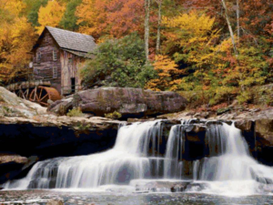 Старая водяная мельница, штат Западная Виргиния - предпросмотр