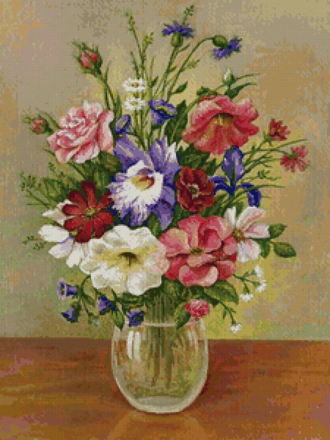 №59246 - картина, букет, живопись, цветы - предпросмотр