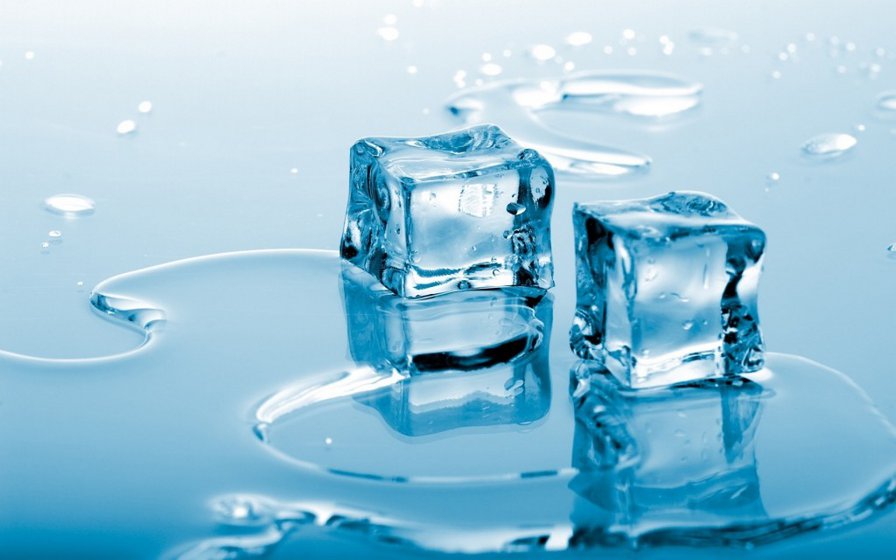 кусочки льда - вода, лед, разное - оригинал