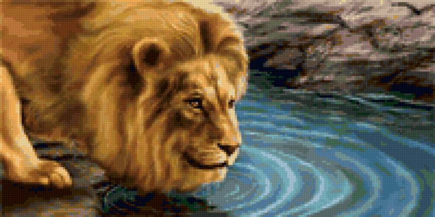 Царь зверей - хищник, лев, животные - предпросмотр