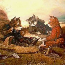 Схема вышивки «Сказка о котах»