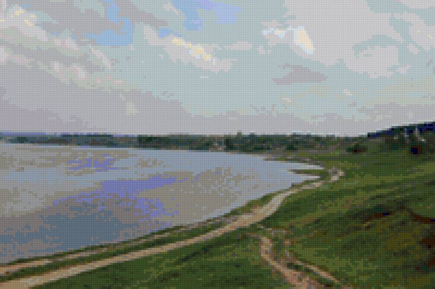 river Nistru - river, landscape - предпросмотр