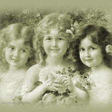 Оригинал схемы вышивки «три сестры» (№64712)