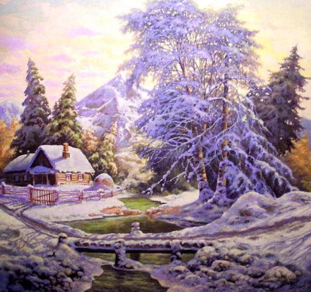 Зима - зима, пейзаж - оригинал