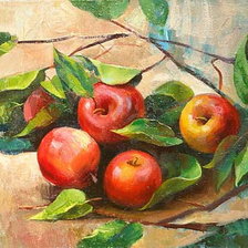 Оригинал схемы вышивки «яблочки» (№65269)