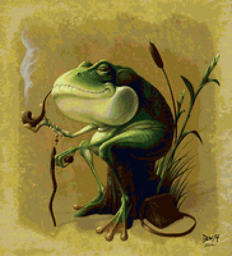 Лягушка-философ - жаба, сказка, филосоыия, лягушка - предпросмотр