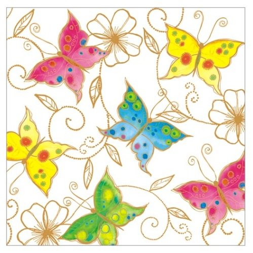 Подушка"Бабочки" - живопись, бабочки, подушка - оригинал