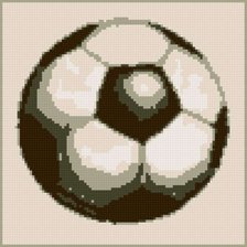 Оригинал схемы вышивки «мяч» (№67458)
